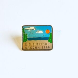 U.S.S. Bridge Oregon 1999 Enamel Pin